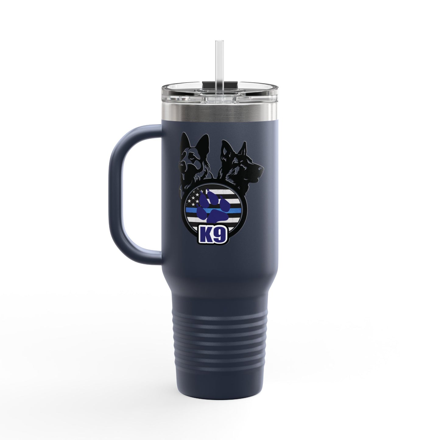 40oz K9 Thin Blue Line Tumbler – Insulated, Durable & Built for Duty