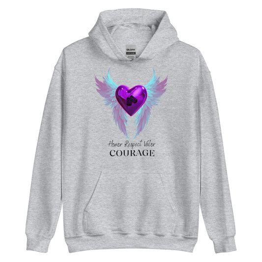 "Purple Heart" Unisex Hoodie