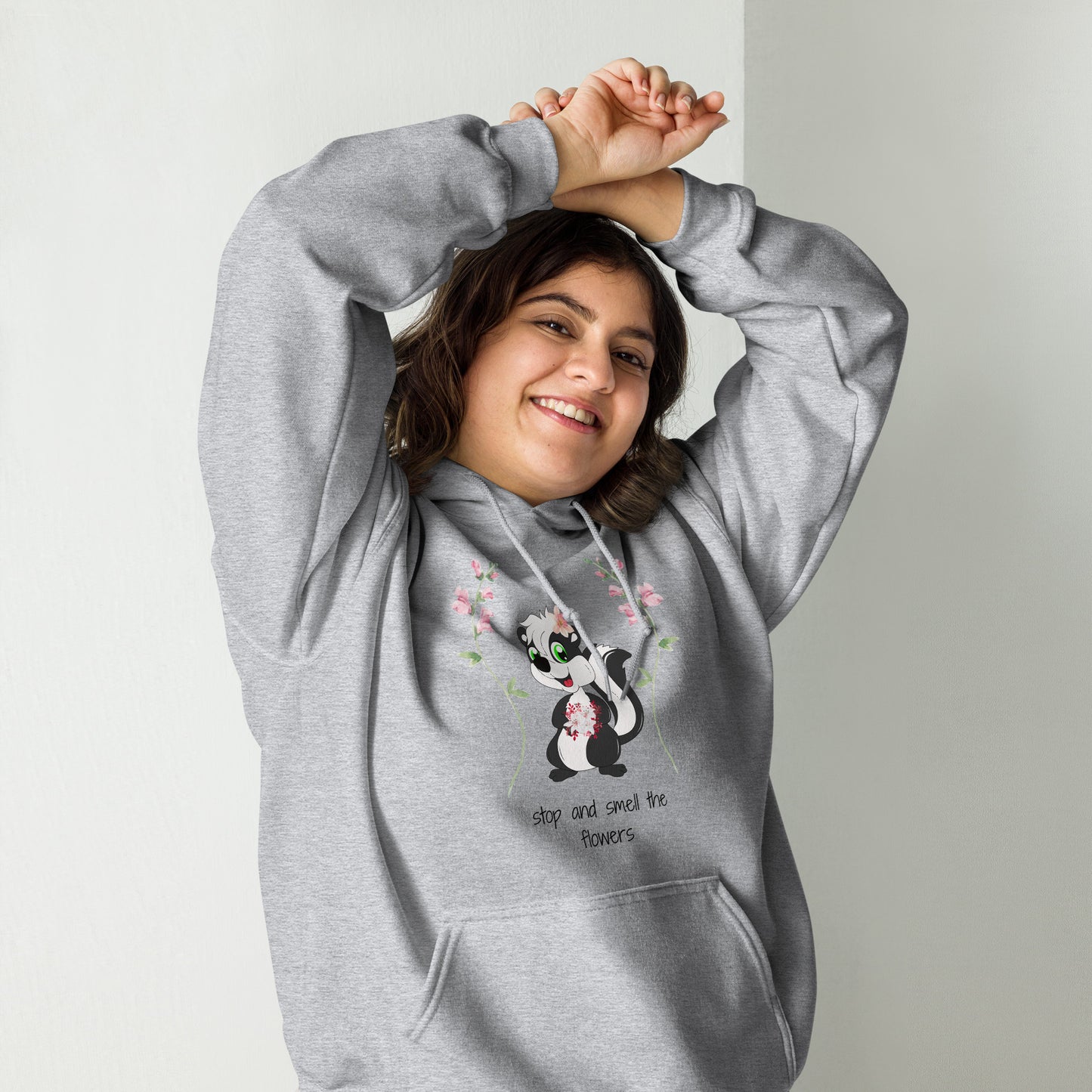 "Stop and smell the flowers"Unisex Hoodie