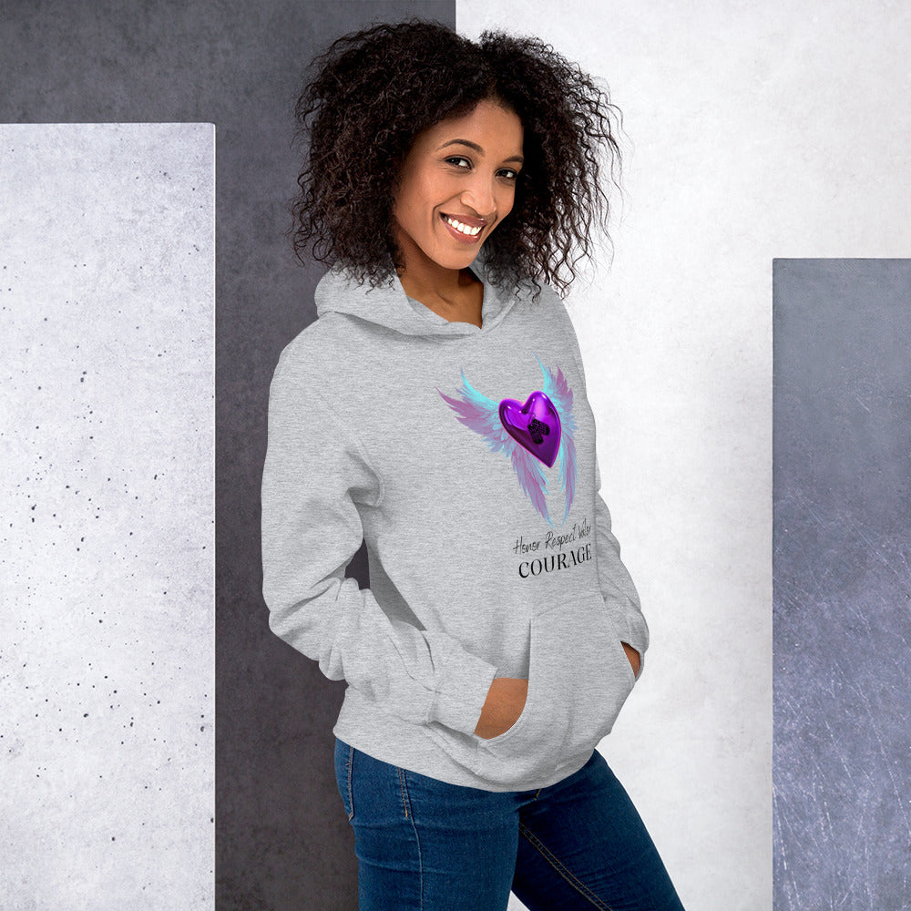 "Purple Heart" Unisex Hoodie