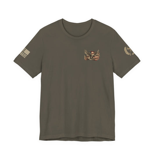 Copy of Patriotic Finger Shirt — "If You Don't Like This Flag, Feel Free To Leave"