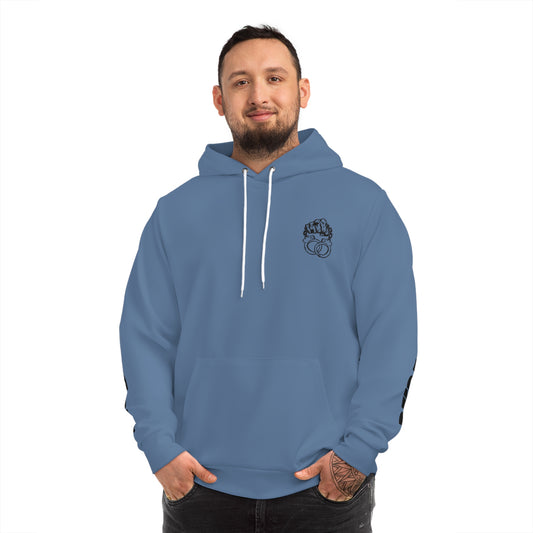 Customizable Blue Protect and Serve hoodie