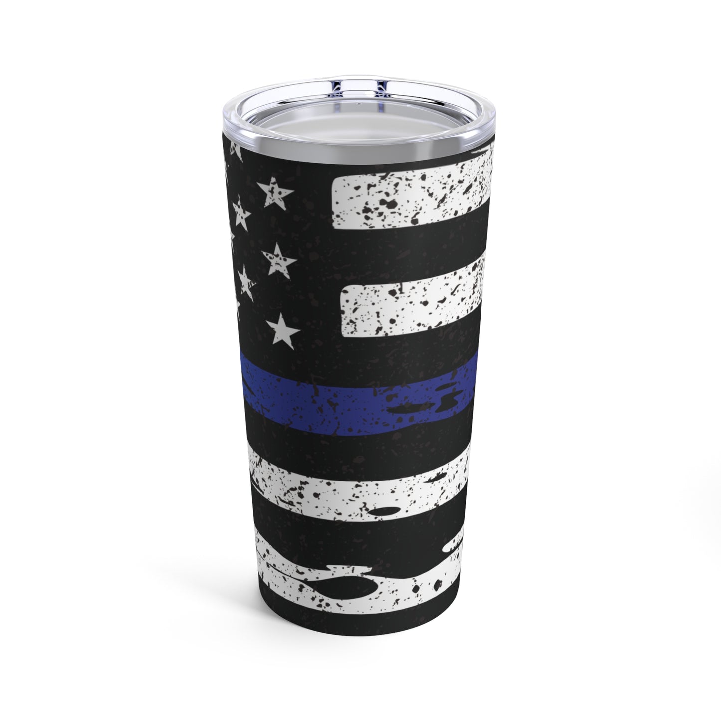 Thin Blue Line American Flag 20oz Stainless Steel Tumbler