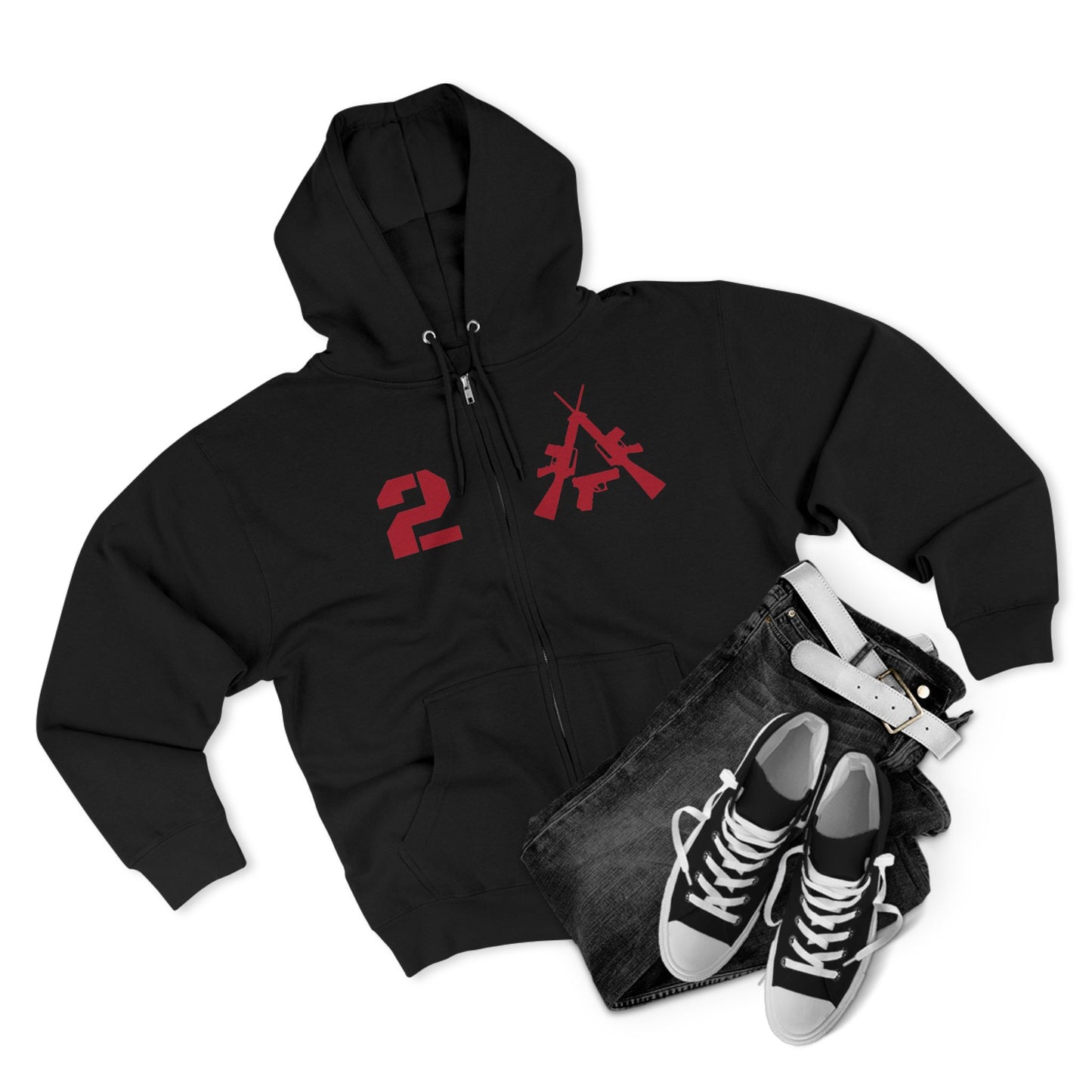 2nd Ammendment Zip-Up Hoodie