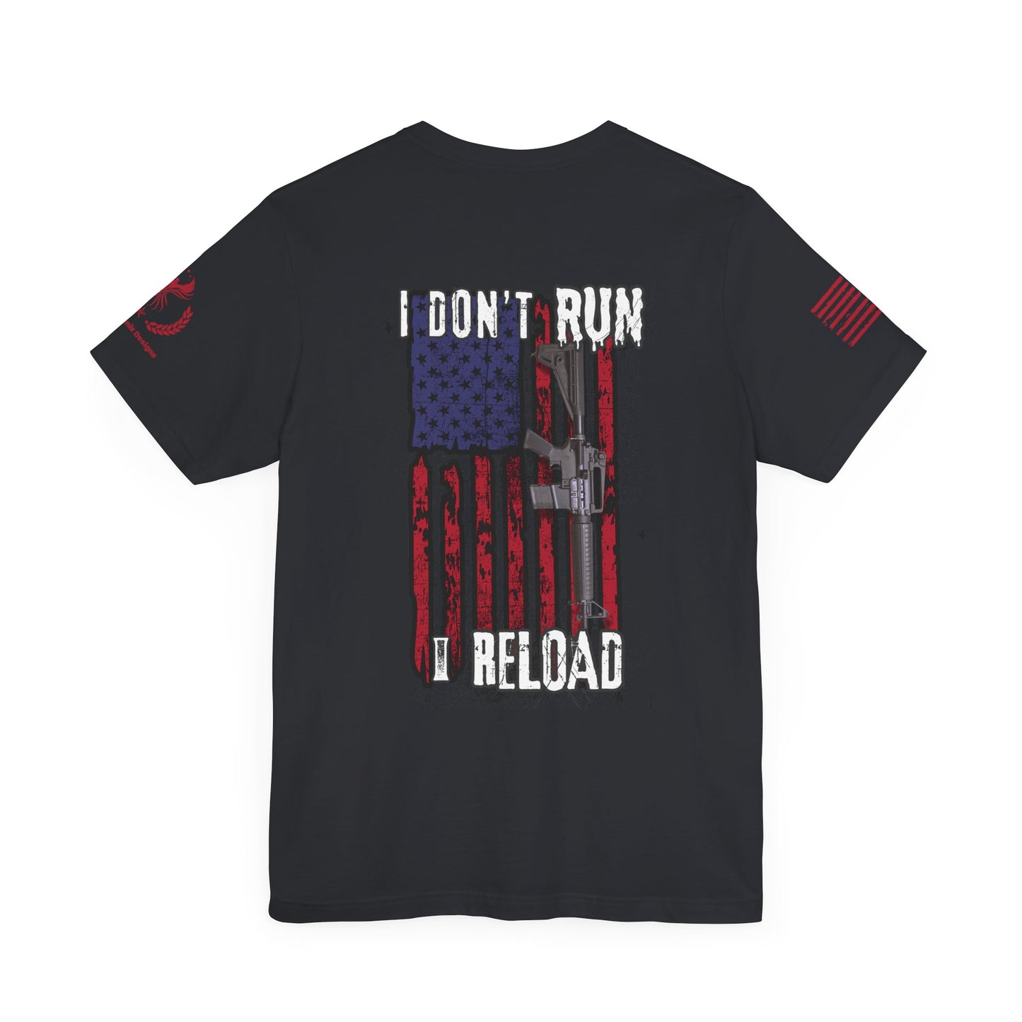 I Don’t Run, I Reload - 2A vintage black tee