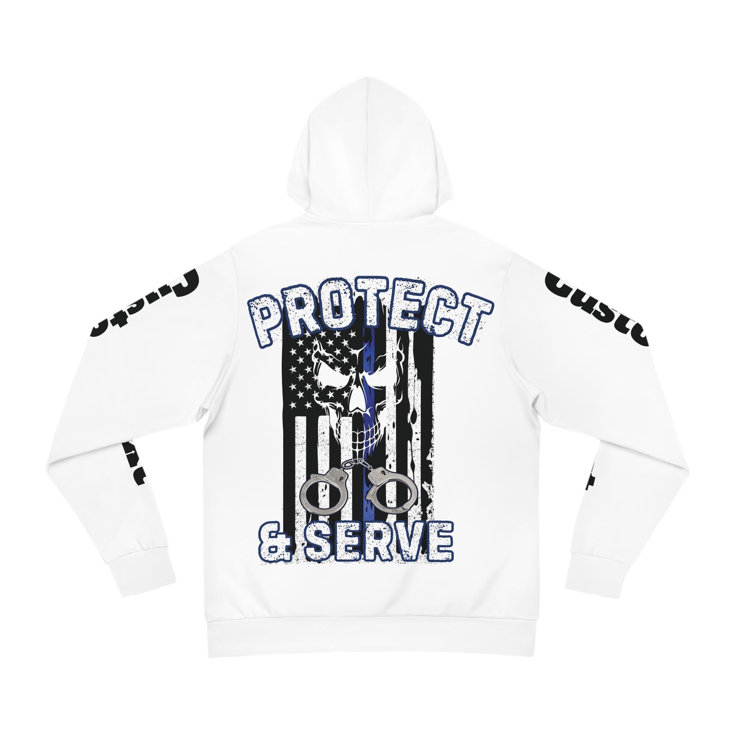 Customizable Protect and Serve hoodie