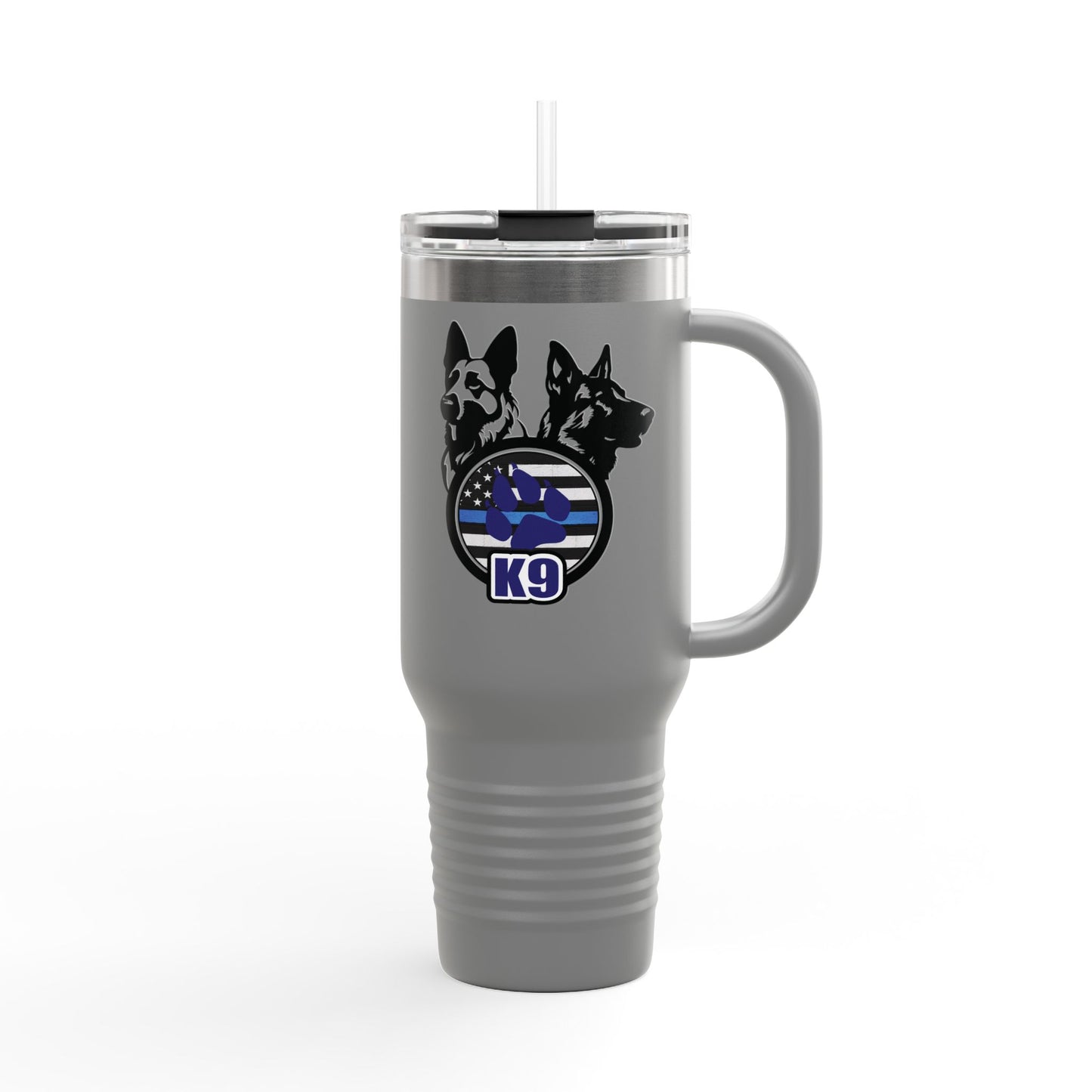 40oz K9 Thin Blue Line Tumbler – Insulated, Durable & Built for Duty