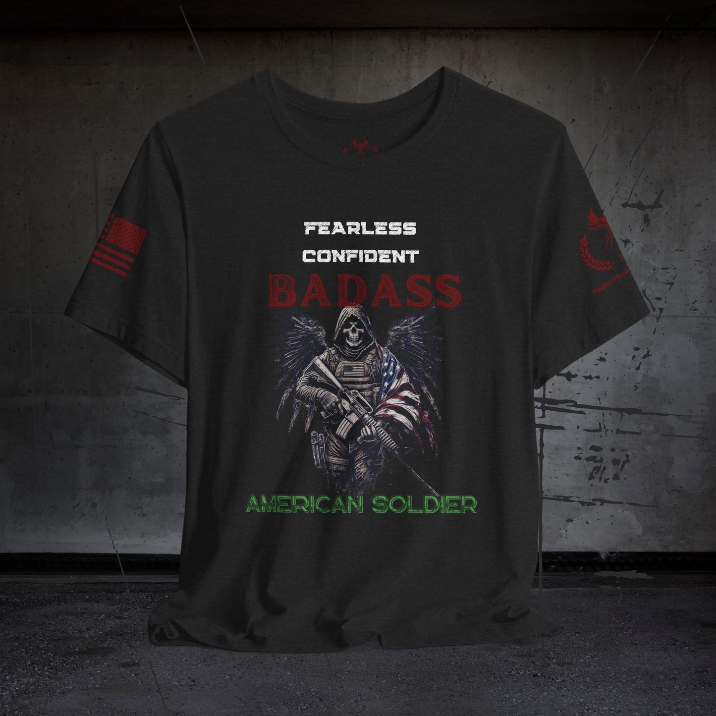 Badass American Soldier T-shirt