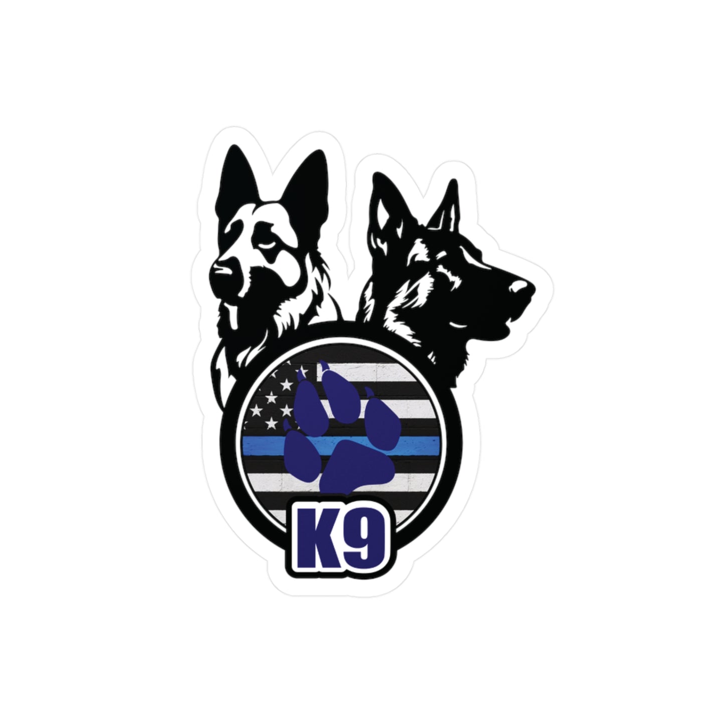 "K9 Pride" - Kiss-Cut Vinyl Decals