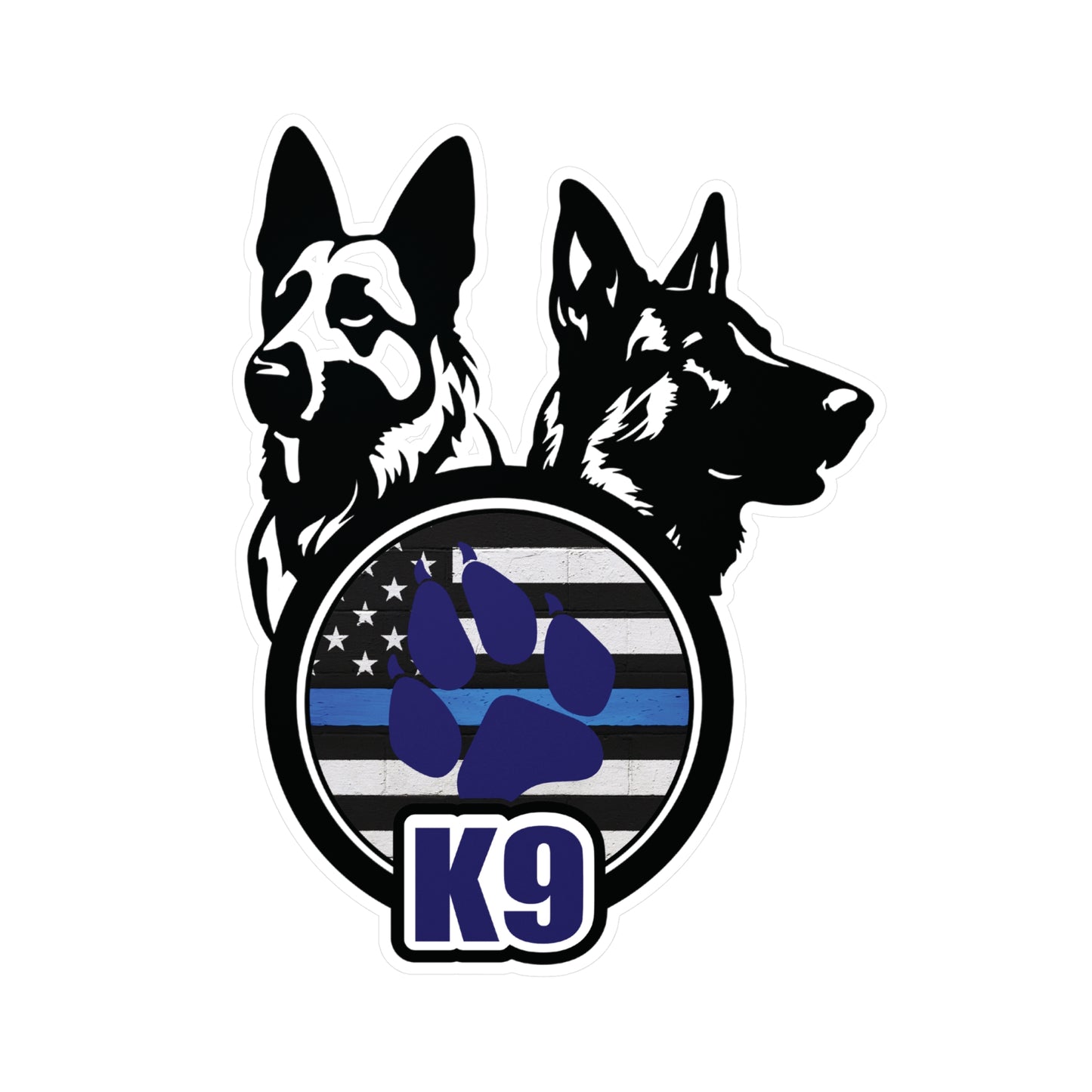 "K9 Pride" - Kiss-Cut Vinyl Decals