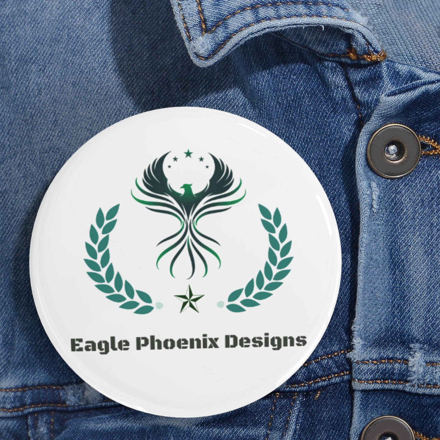 Eagle Phoenix Designs Round pin