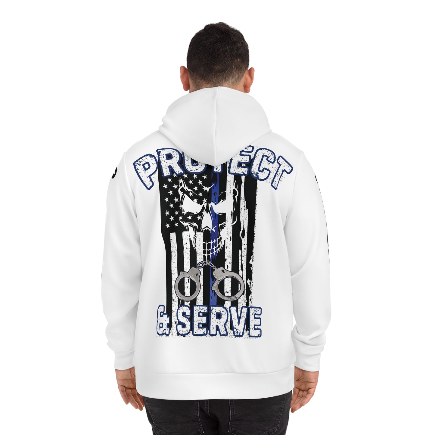 Customizable Protect and Serve hoodie