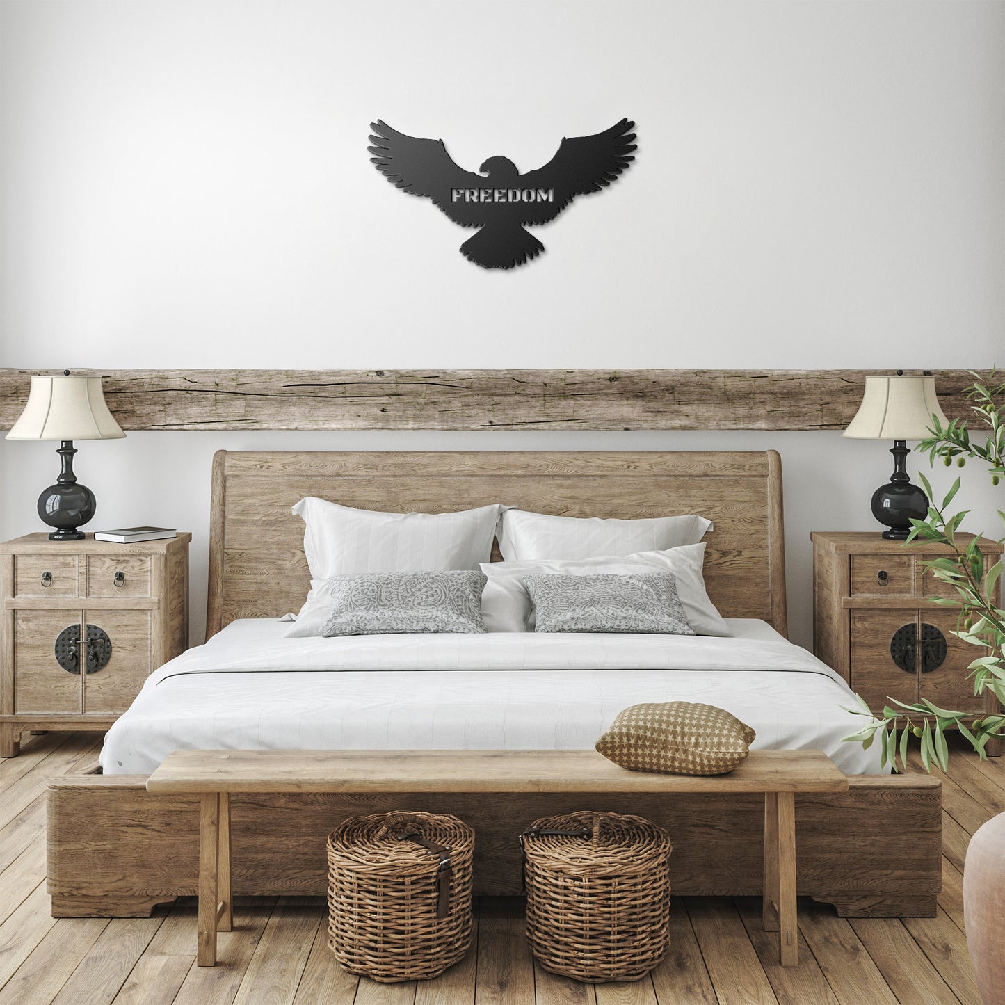 "Freedom Eagle" Metal Sign