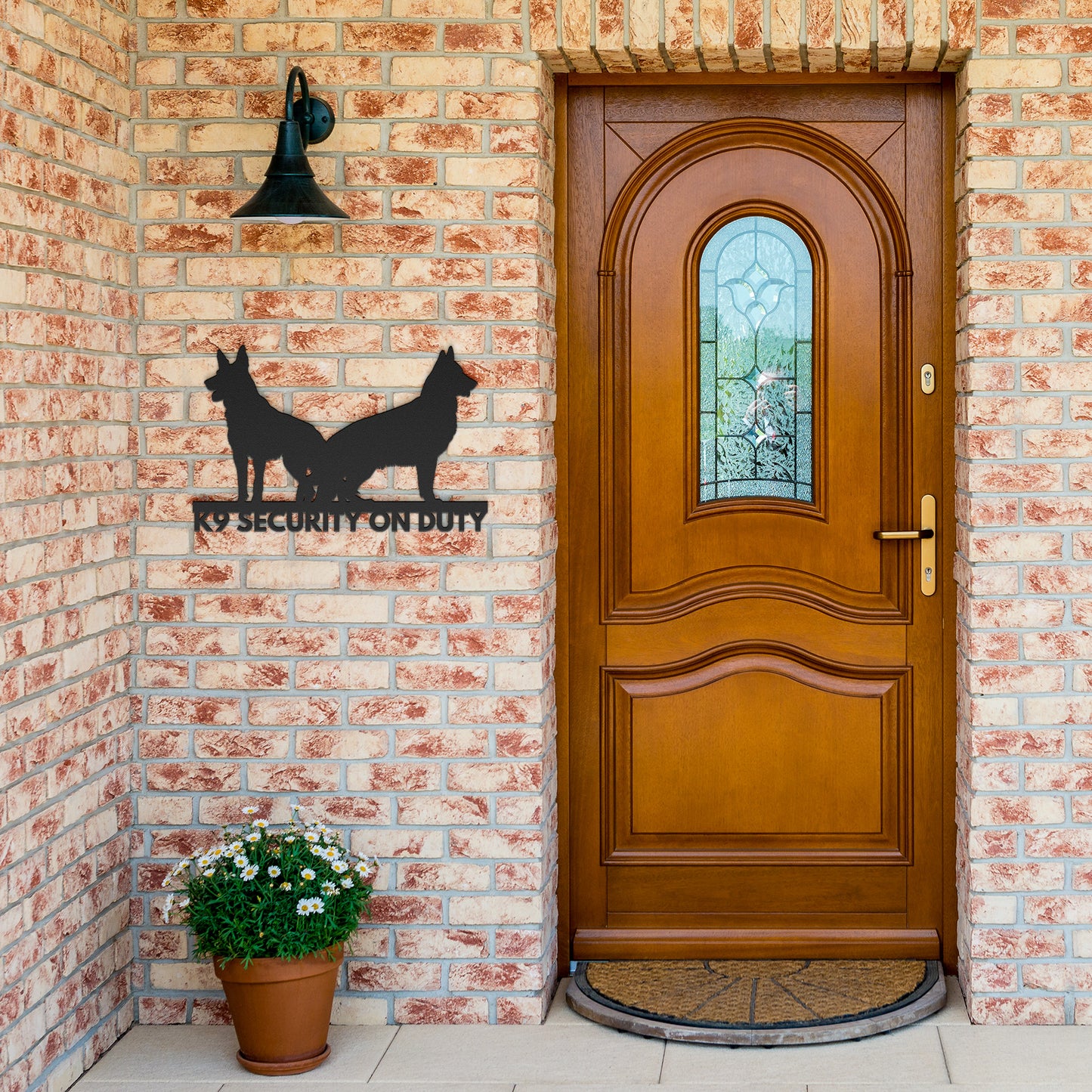 "K9 Security Metal Sign"
