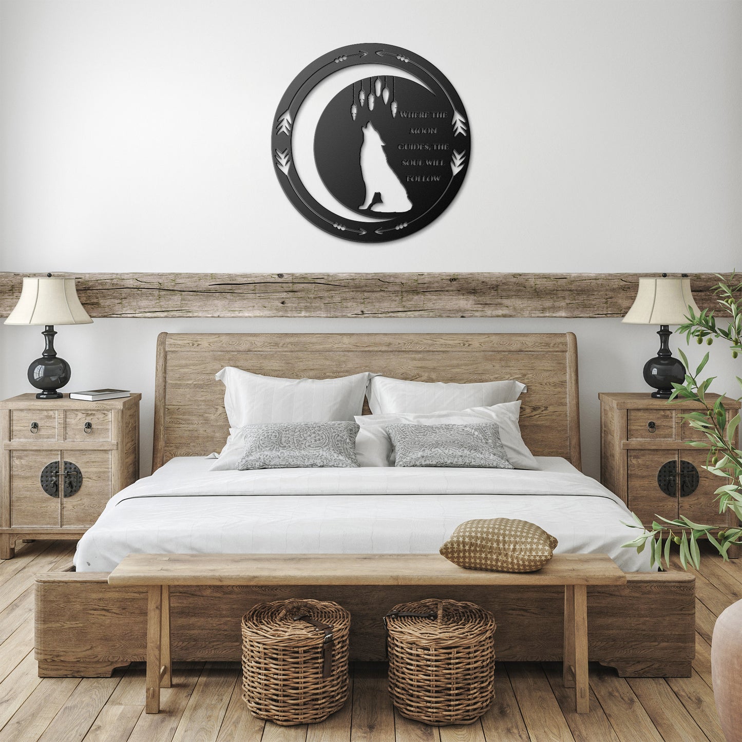 " Spirit of the Wolf" - metal wall art