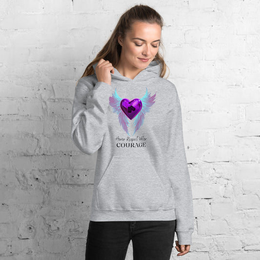 "Purple Heart" Unisex Hoodie